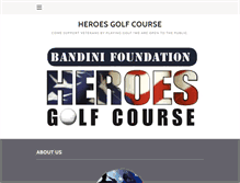 Tablet Screenshot of heroesgolfcourse.com